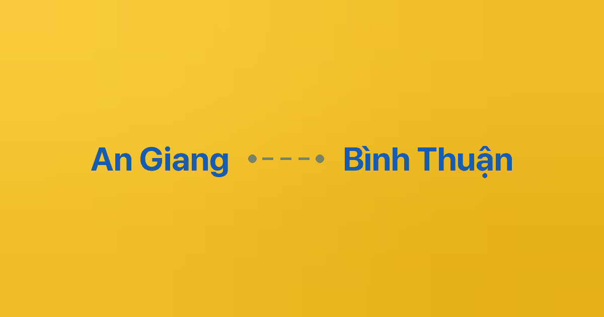 Xe ghép An Giang Bình Thuận