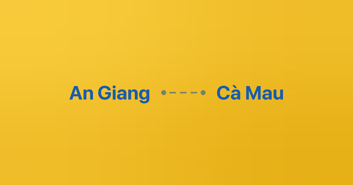 Xe ghép An Giang Cà Mau