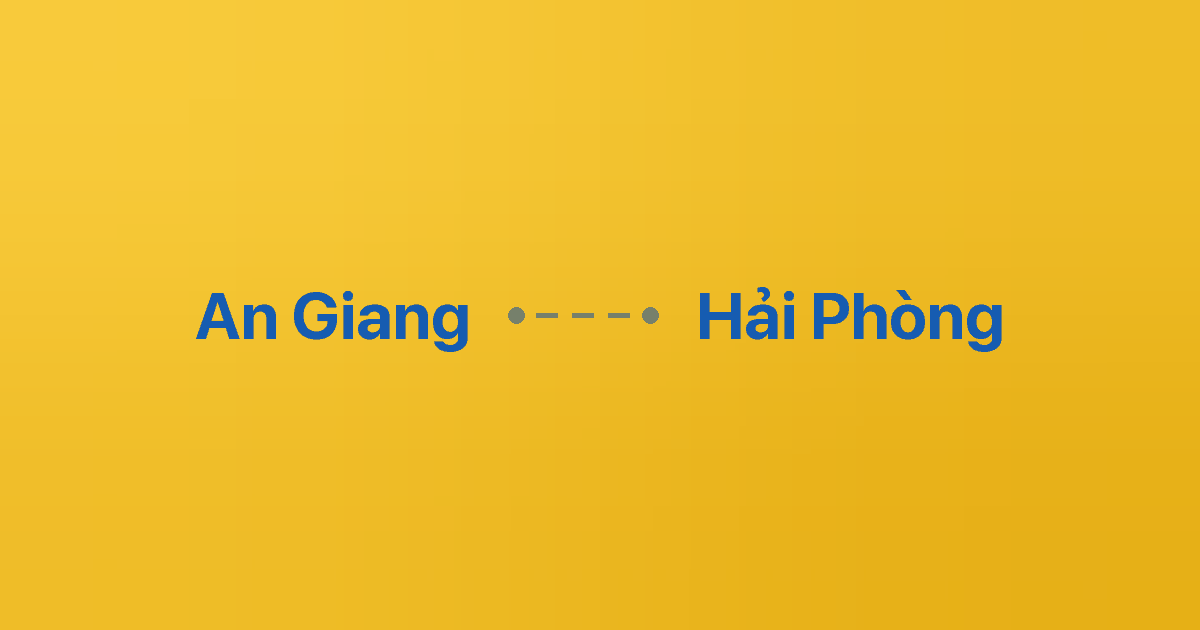 Xe ghép An Giang Hải Phòng