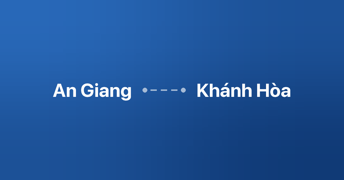 Xe ghép An Giang Khánh Hòa