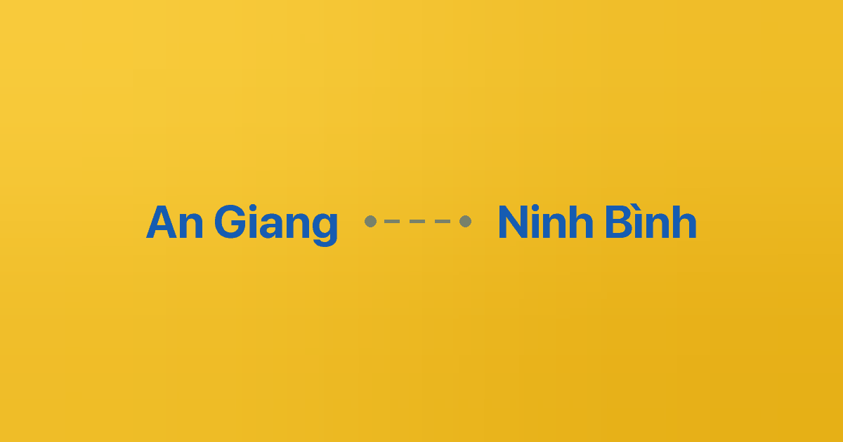 Xe ghép An Giang Ninh Bình