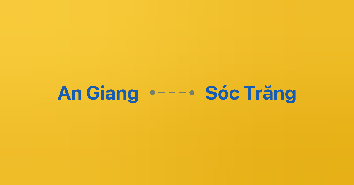 Xe ghép An Giang Sóc Trăng