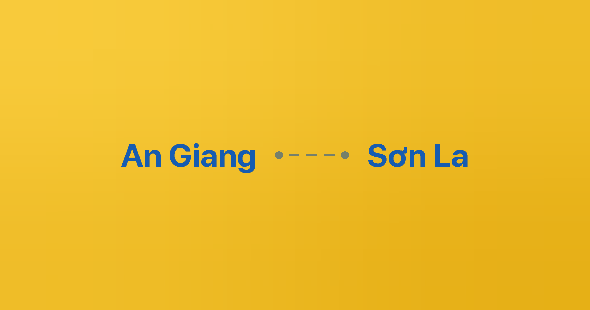 Xe ghép An Giang Sơn La