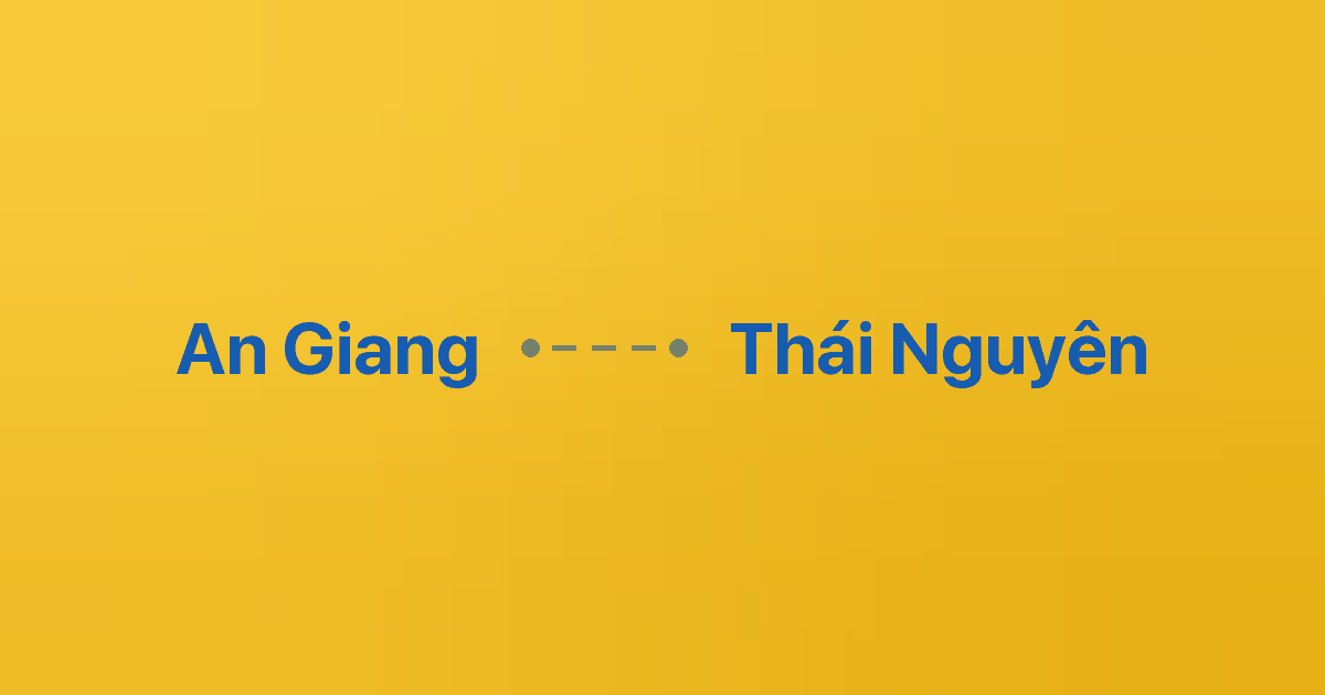 Xe ghép An Giang Thái Nguyên
