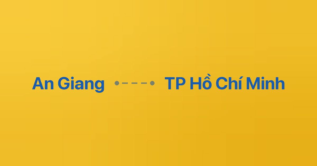Xe ghép An Giang TP Hồ Chí Minh