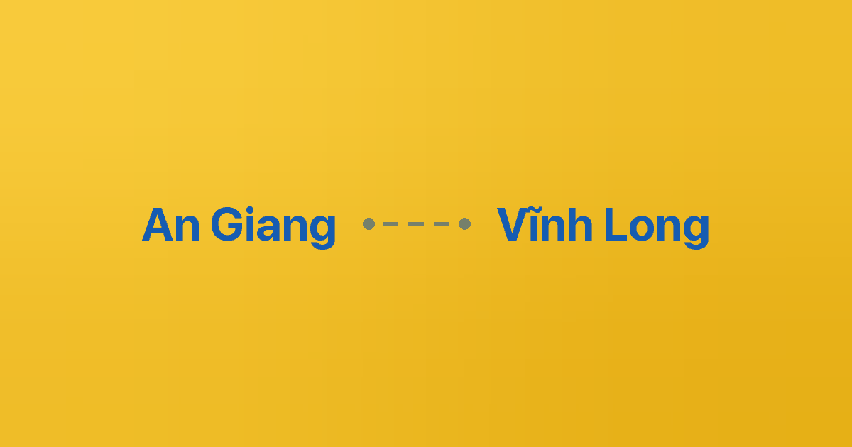 Xe ghép An Giang Vĩnh Long