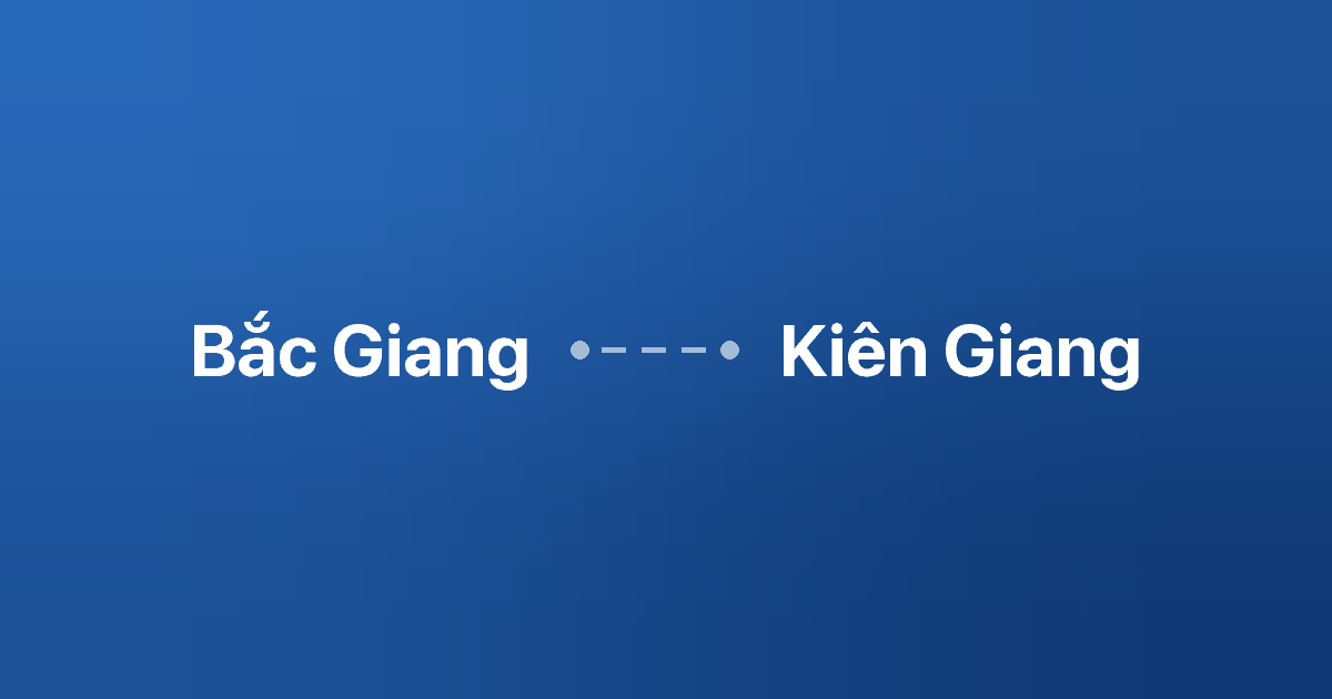 Xe ghép Bắc Giang Kiên Giang