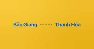 Xe ghép Bắc Giang Thanh Hóa