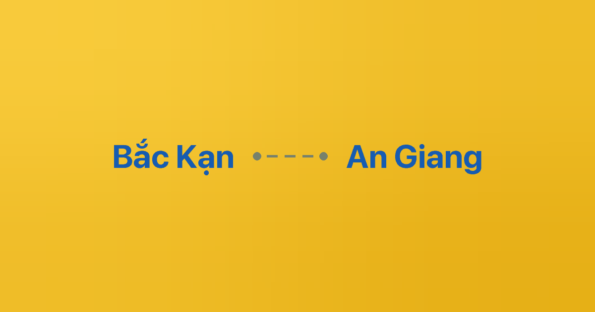 Xe ghép Bắc Kạn An Giang