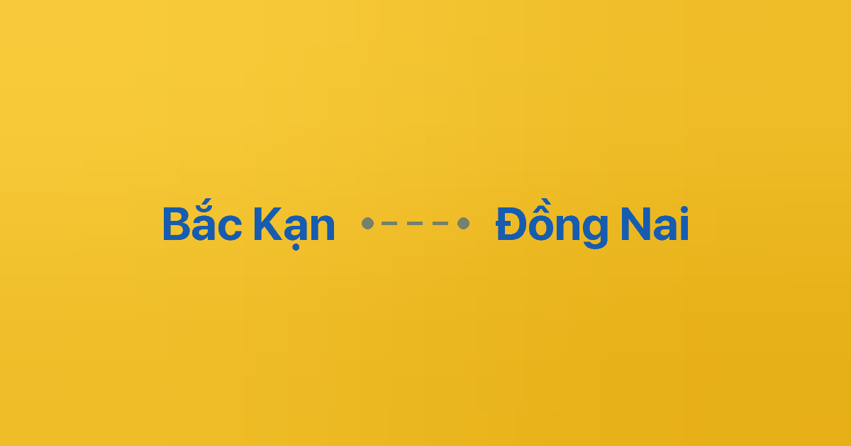 Xe ghép Bắc Kạn Đồng Nai