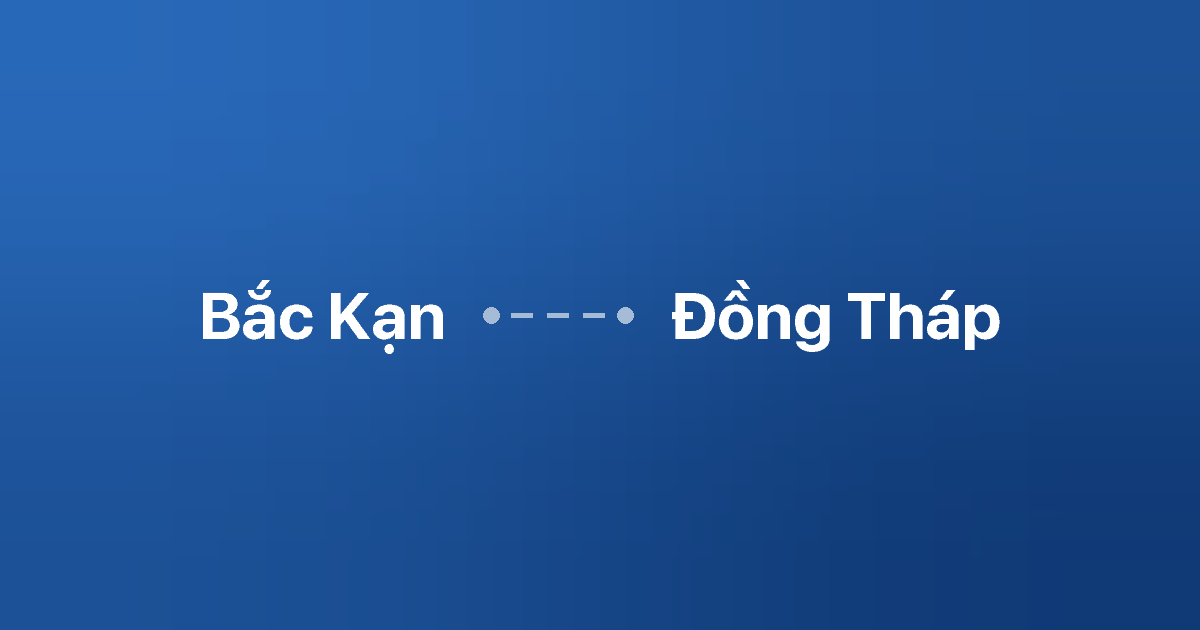Xe ghép Bắc Kạn Đồng Tháp