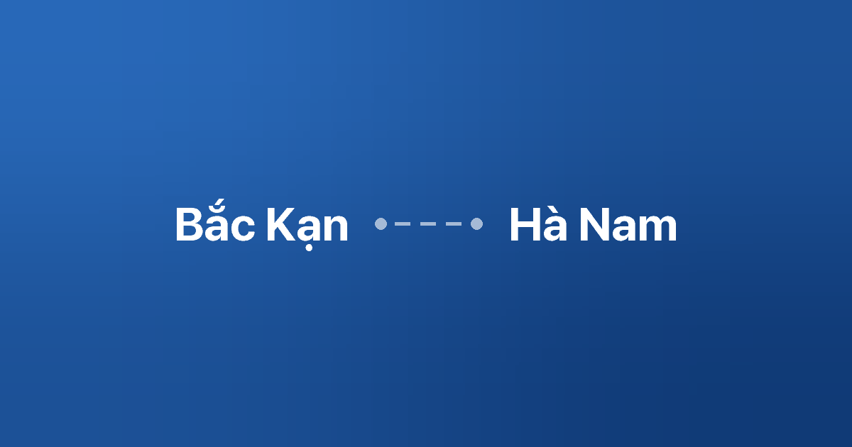 Xe ghép Bắc Kạn Hà Nam