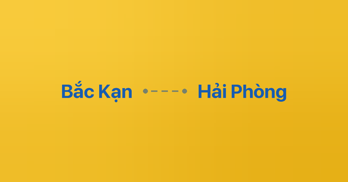 Xe ghép Bắc Kạn Hải Phòng 1 Xe ghép Bắc Kạn Hải Phòng