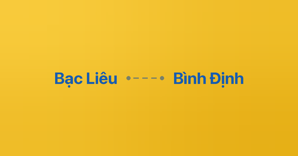 Xe ghép Bạc Liêu Bình Định