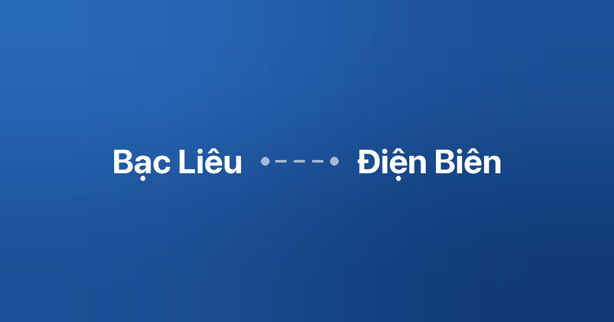 Xe ghép Bạc Liêu Điện Biên 2 Xe ghép Bạc Liêu Điện Biên