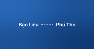 Xe ghép Bạc Liêu Phú Thọ