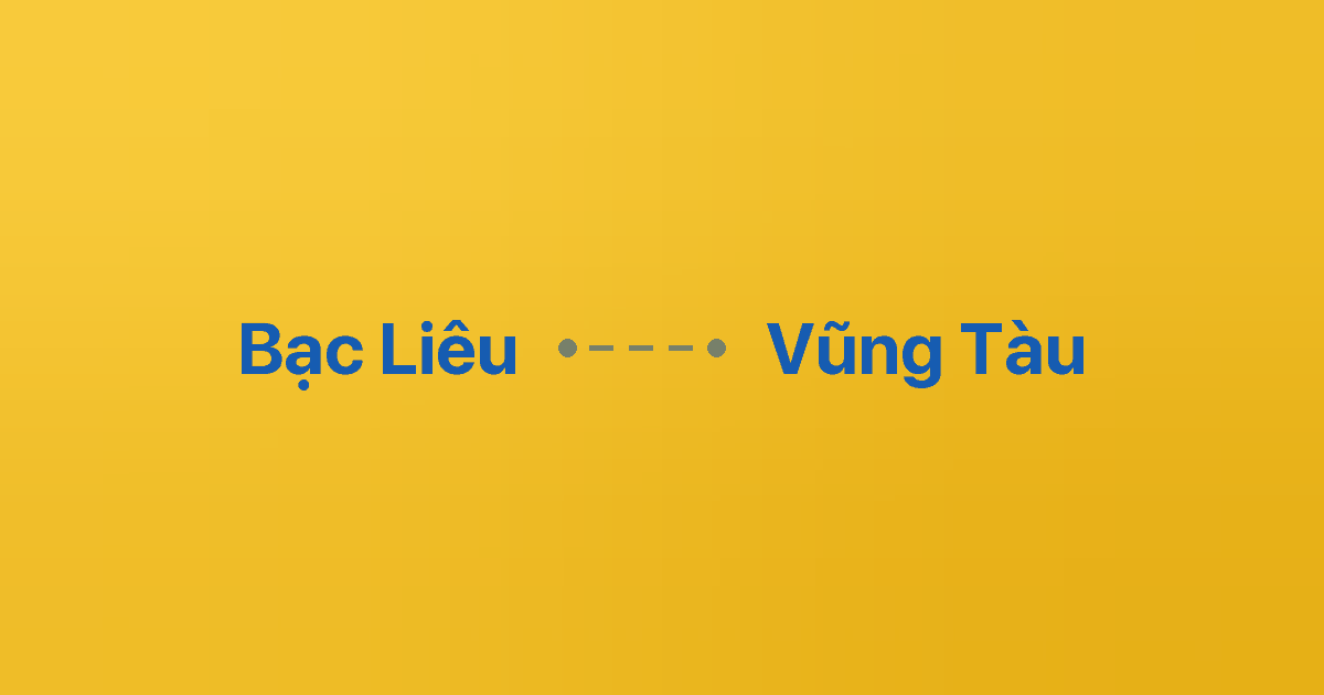 Xe ghép Bạc Liêu Vũng Tàu 1 Xe ghép Bạc Liêu Vũng Tàu