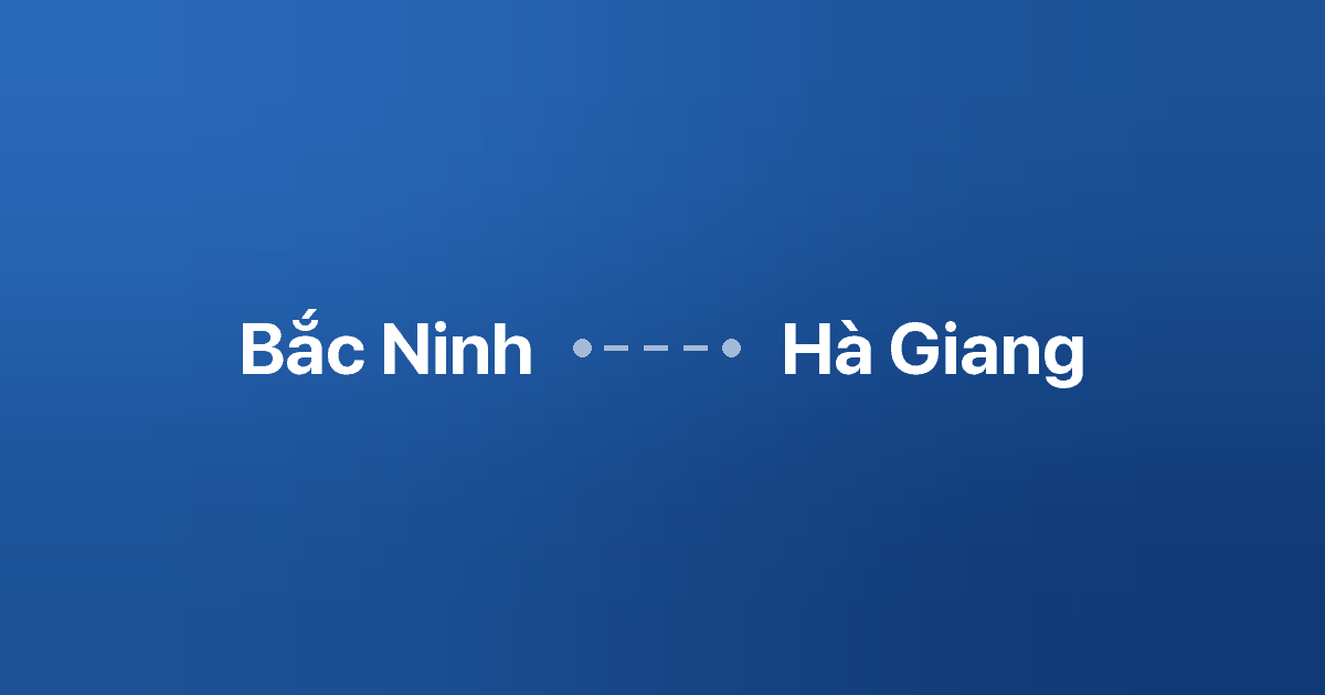 Xe ghép Bắc Ninh Hà Giang