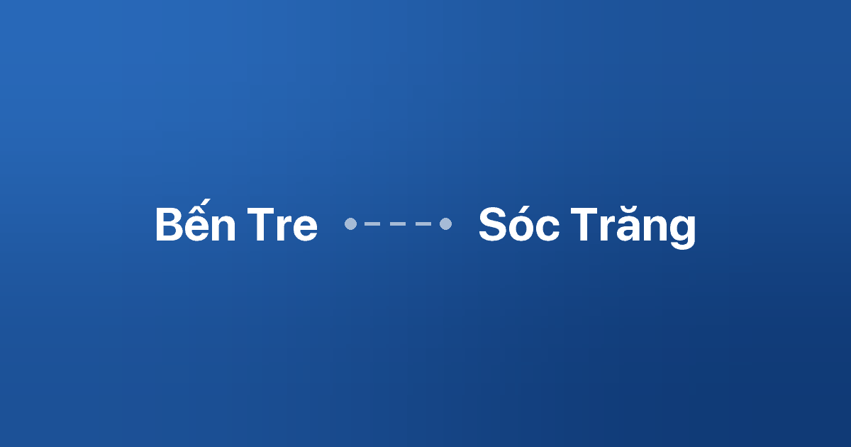 Xe ghép Bến Tre Sóc Trăng 1 Xe ghép Bến Tre Sóc Trăng