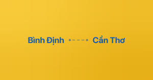 Xe ghép Bình Định Cần Thơ