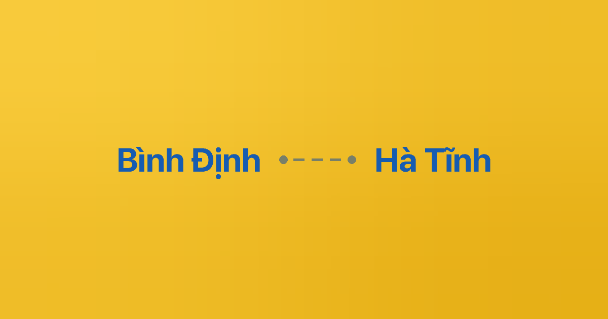 Xe ghép Bình Định Hà Tĩnh