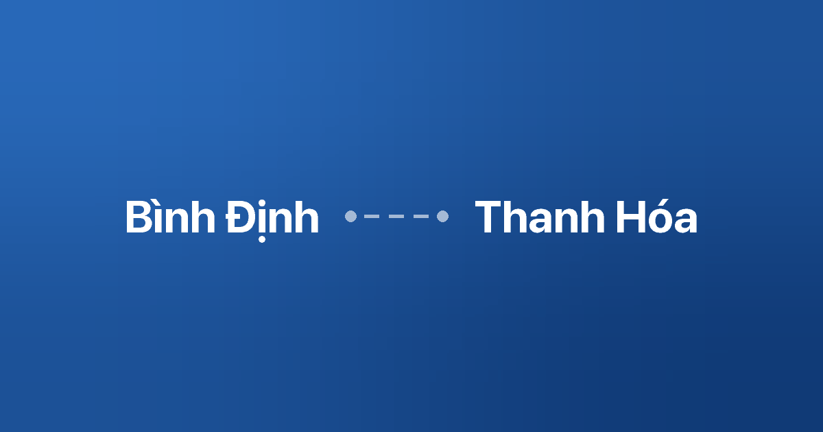 Xe ghép Bình Định Thanh Hóa