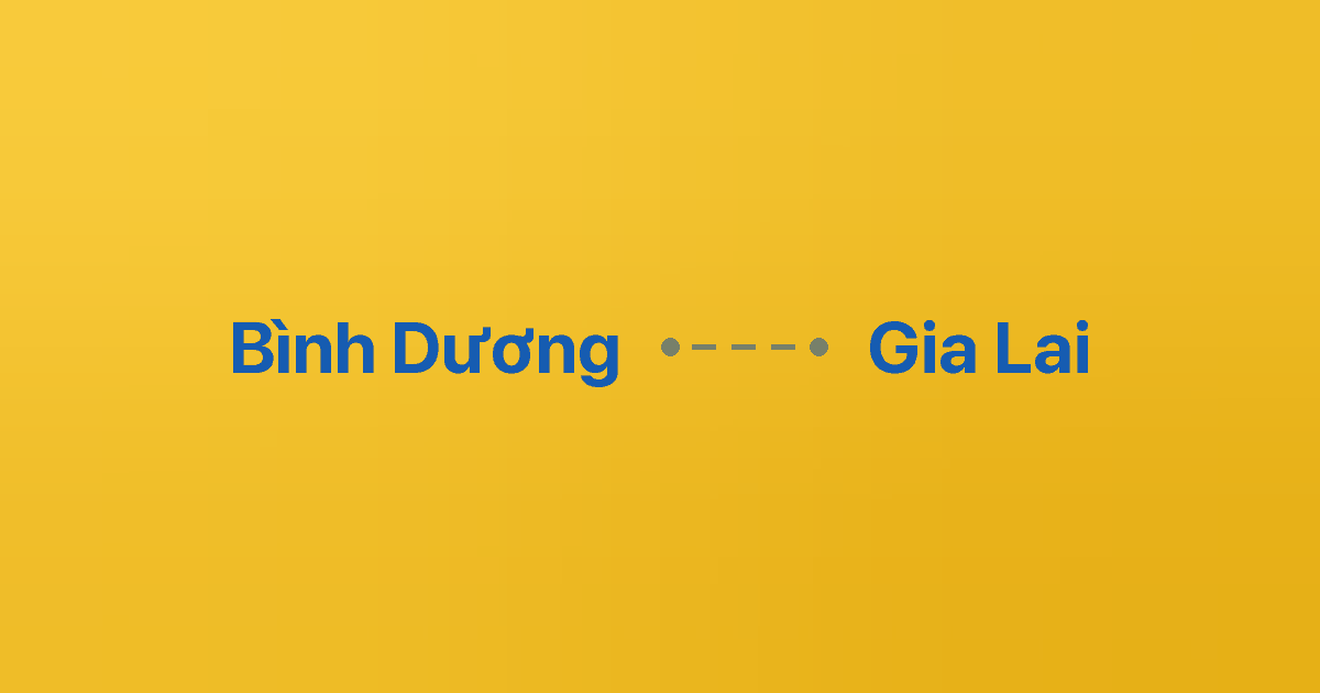 Xe ghép Bình Dương Gia Lai