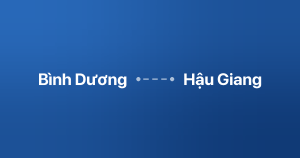 Xe ghép Bình Dương Hậu Giang
