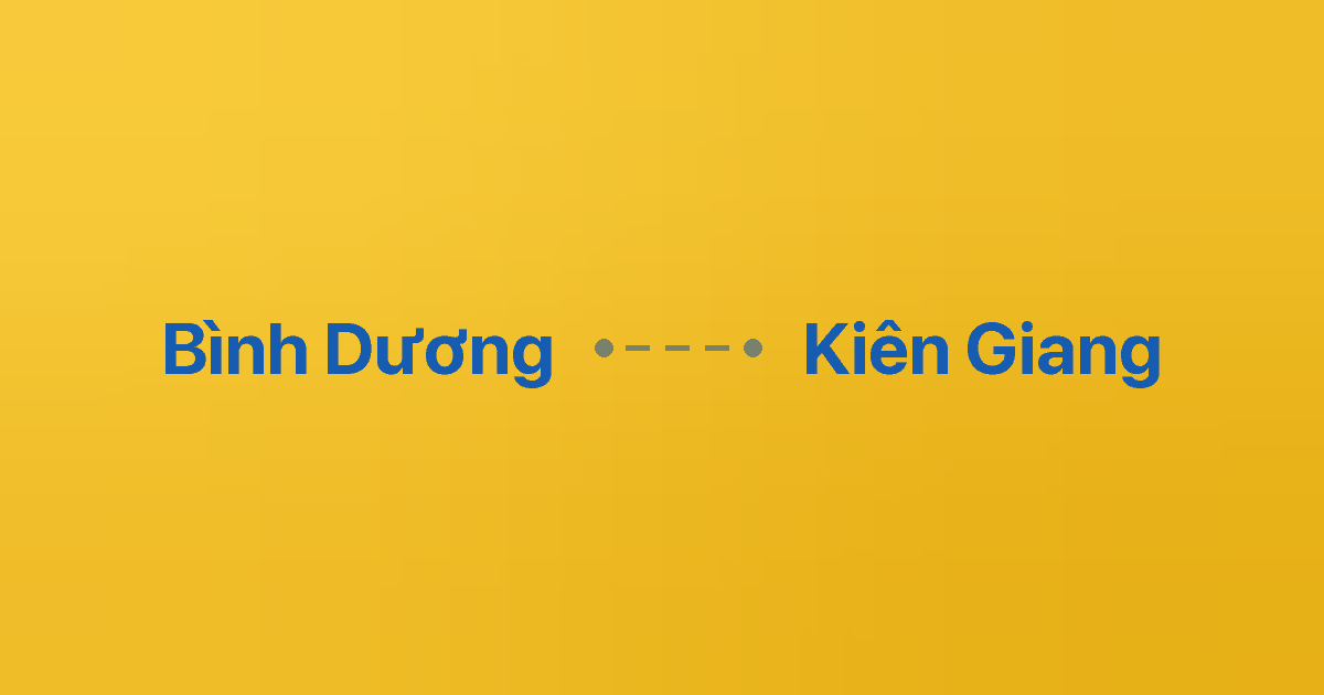 Xe ghép Bình Dương Kiên Giang