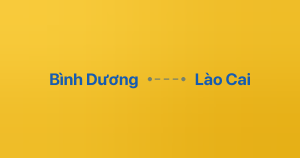 Xe ghép Bình Dương Lào Cai