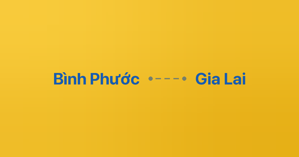 Xe ghép Bình Phước Gia Lai