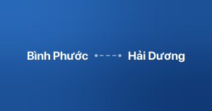 Xe ghép Bình Phước Hải Dương