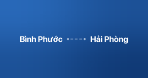 Xe ghép Bình Phước Hải Phòng