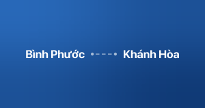 Xe ghép Bình Phước Khánh Hòa