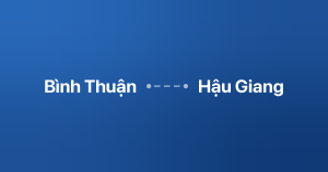 Xe ghép Bình Thuận Hậu Giang