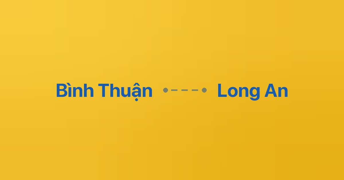Xe ghép Bình Thuận Long An