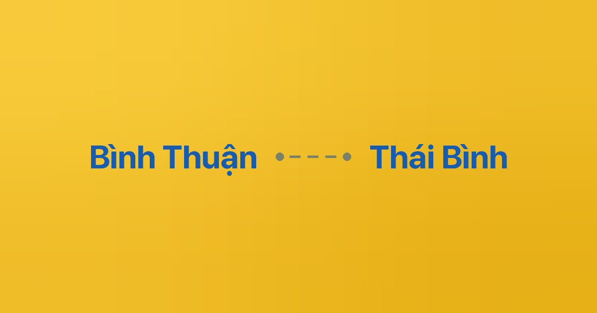 Xe ghép Bình Thuận Thái Bình