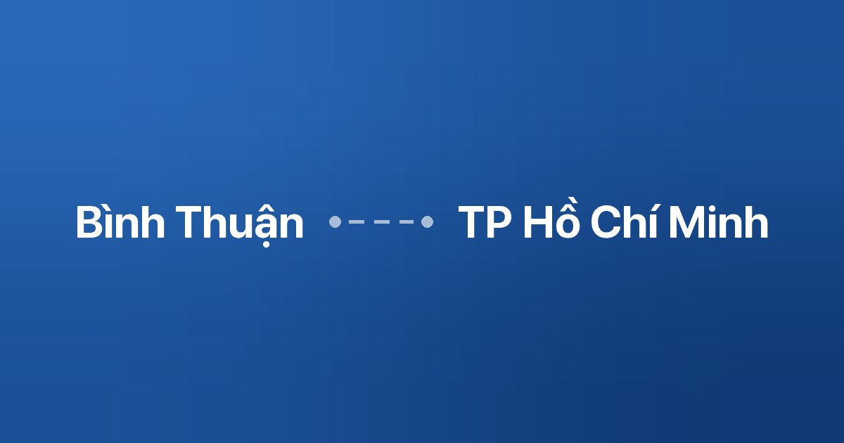 Xe ghép Bình Thuận TP Hồ Chí Minh 4 Xe ghép Bình Thuận TP Hồ Chí Minh