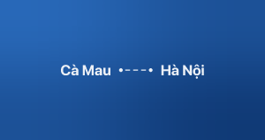 Xe ghép Cà Mau Hà Nội