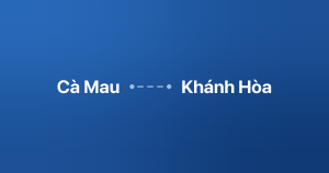 Xe ghép Cà Mau Khánh Hòa
