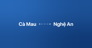 Xe ghép Cà Mau Nghệ An