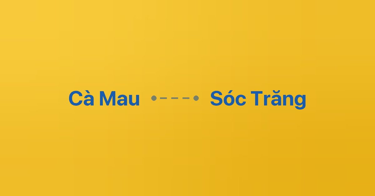 Xe ghép Cà Mau Sóc Trăng 4 Xe ghép Cà Mau Sóc Trăng