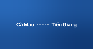 Xe ghép Cà Mau Tiền Giang