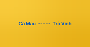 Xe ghép Cà Mau Trà Vinh