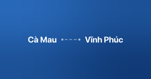 Xe ghép Cà Mau Vĩnh Phúc