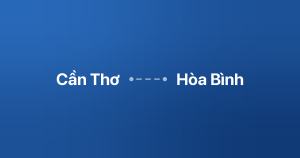 Xe ghép Cần Thơ Hòa Bình