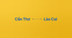 Xe ghép Cần Thơ Lào Cai