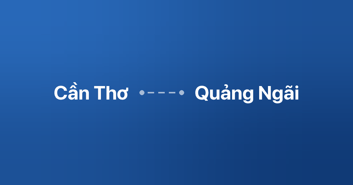 Xe ghép Cần Thơ Quảng Ngãi 3 Xe ghép Cần Thơ Quảng Ngãi