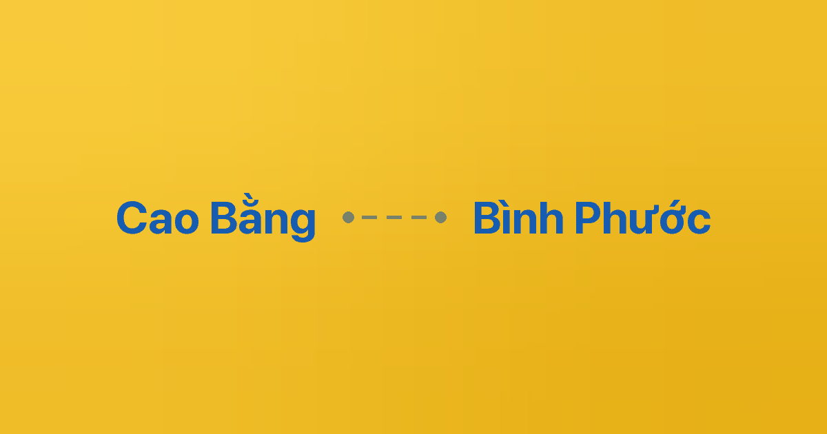 Xe ghép Cao Bằng Bình Phước 5 Xe ghép Cao Bằng Bình Phước