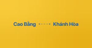 Xe ghép Cao Bằng Khánh Hòa